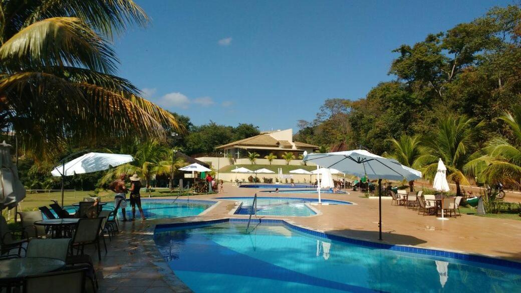 Aldeia Do Lago C204- Com Cozinha , Churrasqueira E Bebidas Liberadas No Parque Aquatico, Internet Banda Larga, Ponto Recarga De Carro Eletrico 카우다스노바스 외부 사진